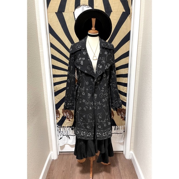 🌈 Beautiful Vintage Floral night coat - Picture 9 of 11